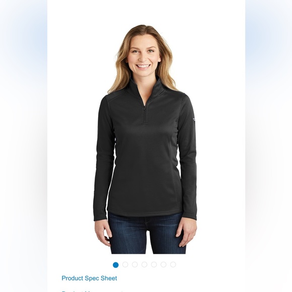 North Face Ladies Tech 1/4 Zip Fleece Size Medium NWT - Picture 2 of 11